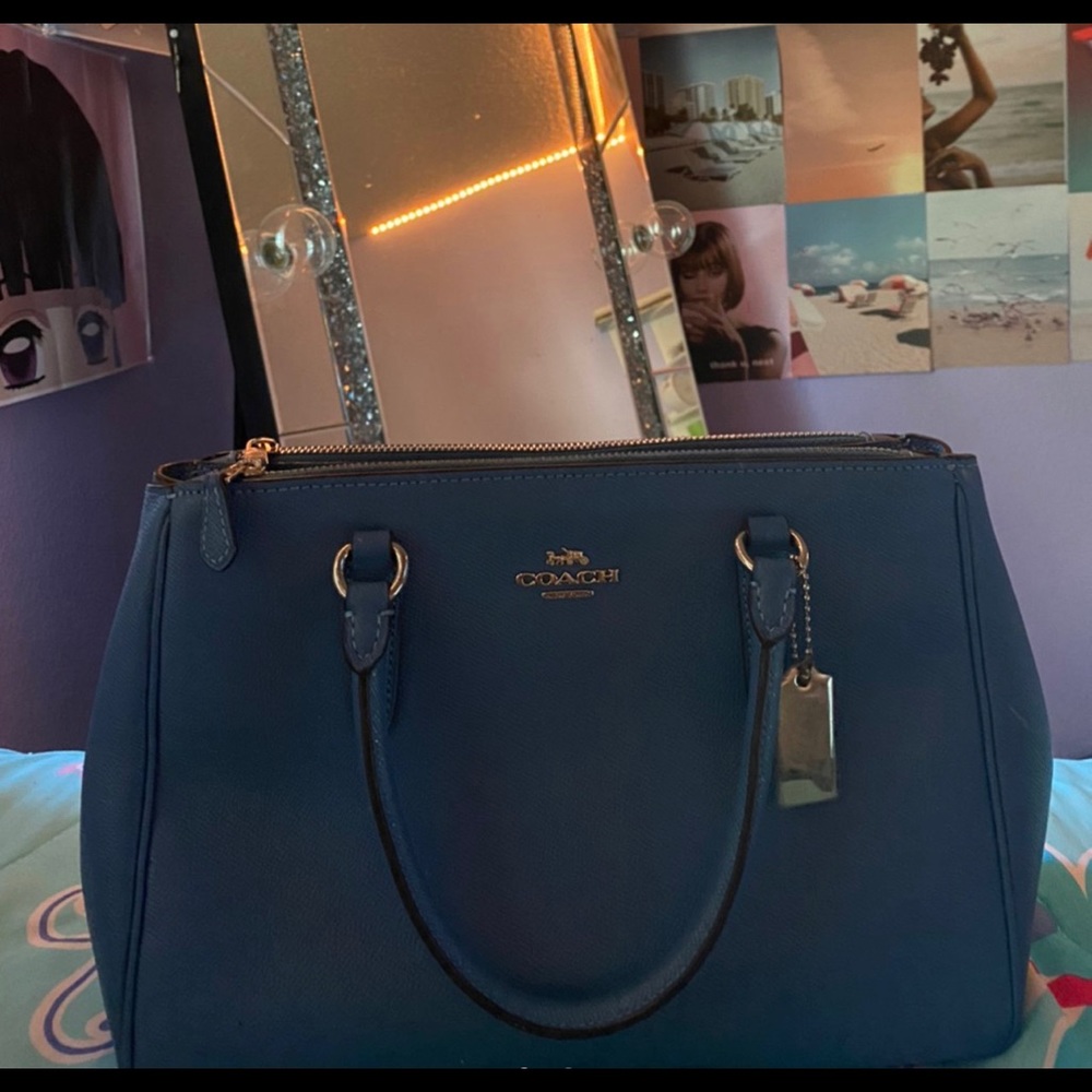 Coach Blue Bag